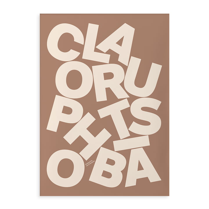 Claustrophobia Poster from Paper Collective