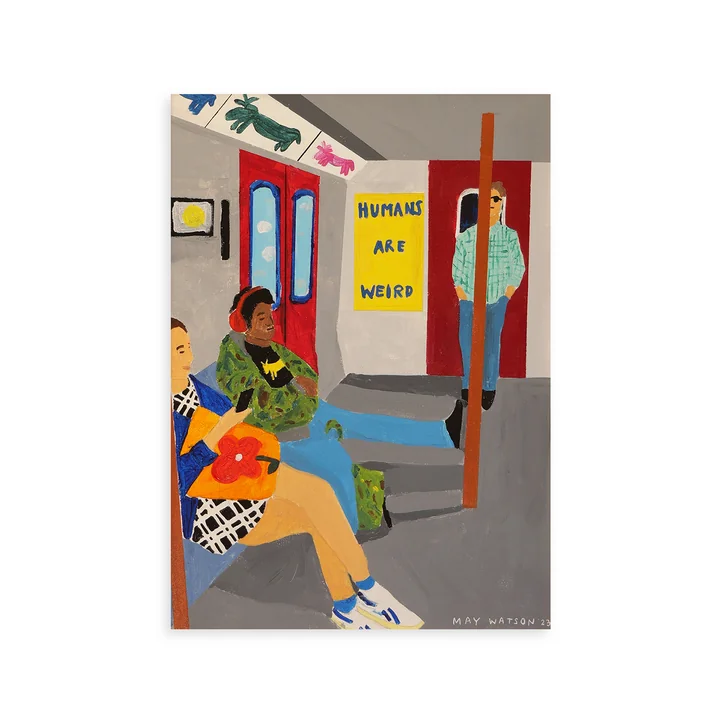 Humans Are Weird Poster by Paper Collective