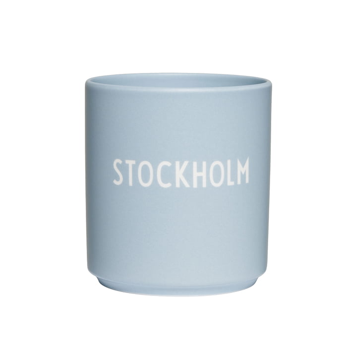 Design Letters - AJ Favourite Porcelain mug, Stockholm / light blue