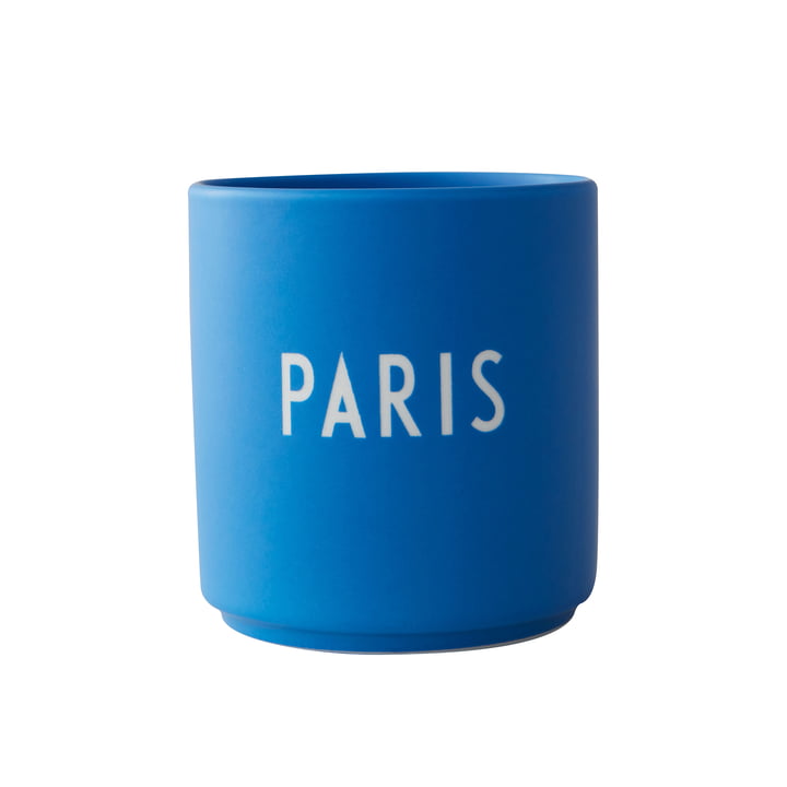 Design Letters - AJ Favourite Porcelain mug, Paris / blue