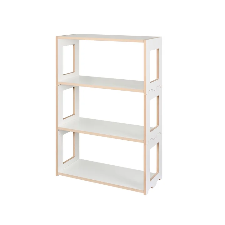 Tojo - hochstapler Blick Shelving system, shelf 76 x 108.7 cm, white