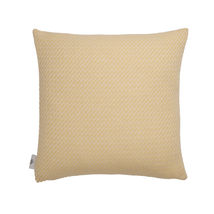 Røros Tweed - Mello Cushion, 50 x 50 cm, lemon yellow