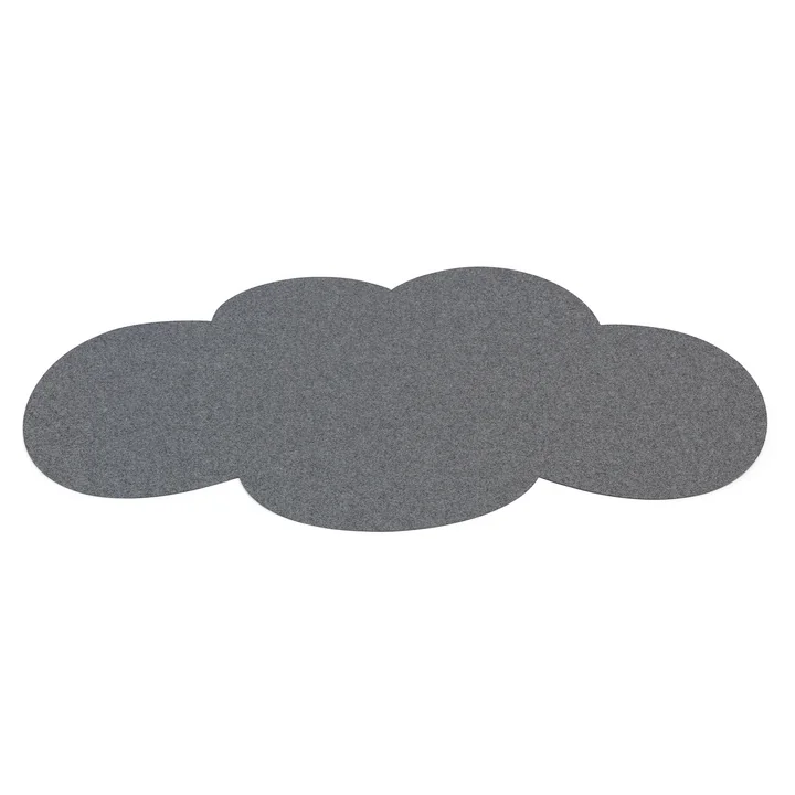 Children's carpet cloud, 69 x 120 cm, 5mm, anthracite 01 from HEY-SIGN