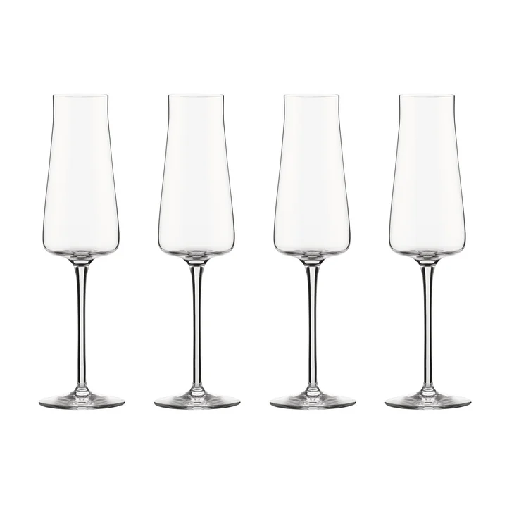 Alessi - Eugenia Champagne flute, clear (set of 4)