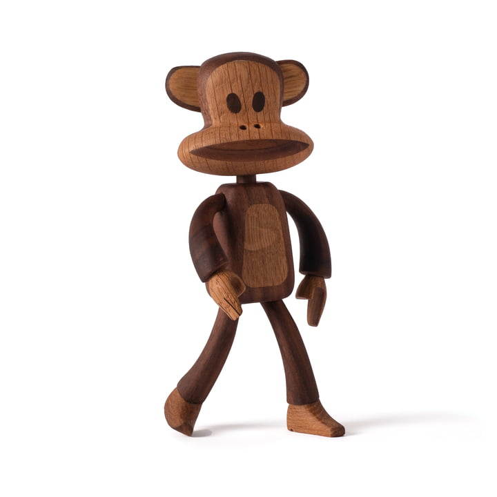 Julius the Monkey wooden figure, walnut & Natural oak by boyhood