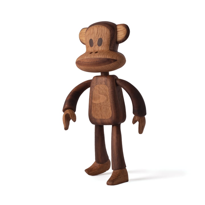 Julius the Monkey wooden figure, walnut & Natural oak by boyhood