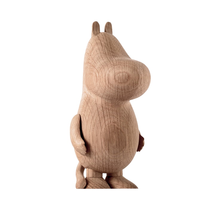 Moomintroll wooden figure large, natural oak by boyhood