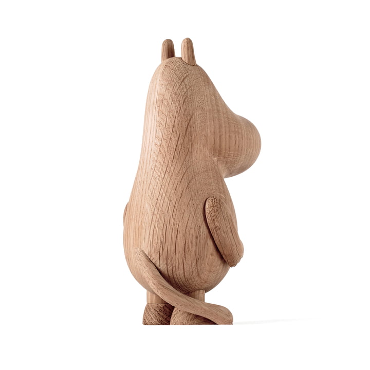 Moomintroll wooden figure large, natural oak by boyhood