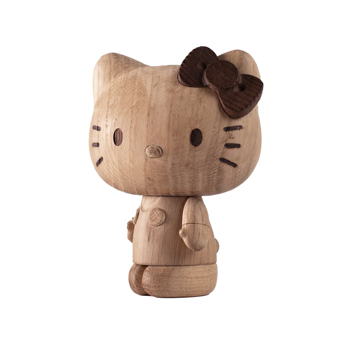 HELLO KITTY wooden figure, natural oak from boyhood