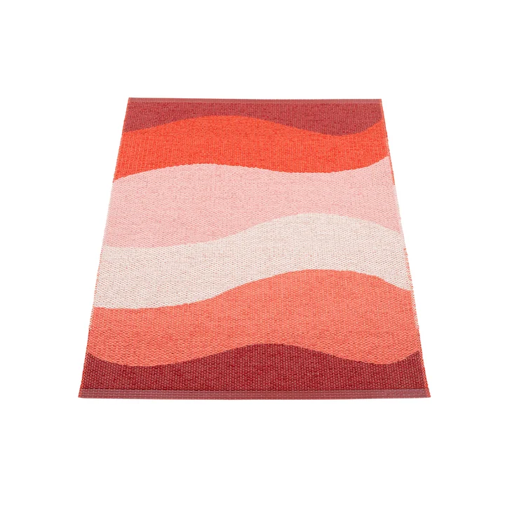 Urvi Rug, 100 x 70 cm, fire by Pappelina
