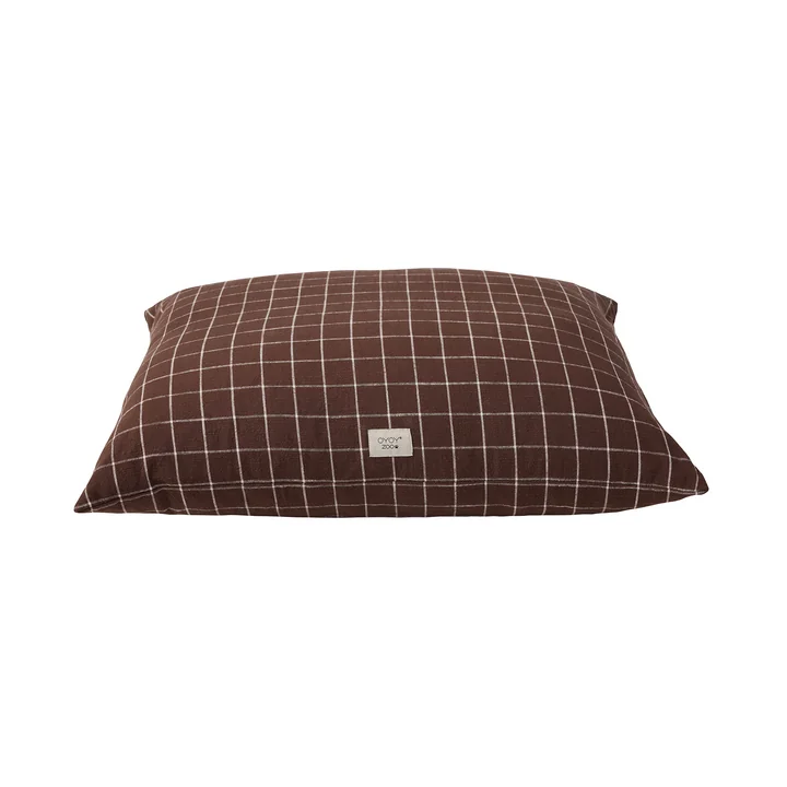 OYOY ZOO - Kyoto Dog cushion, medium, choco