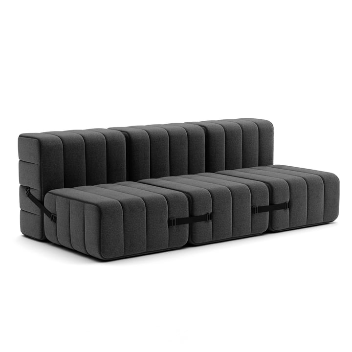 Ambivalenz - Curt Sofa Set 6, Dama - 0004 (dark gray)