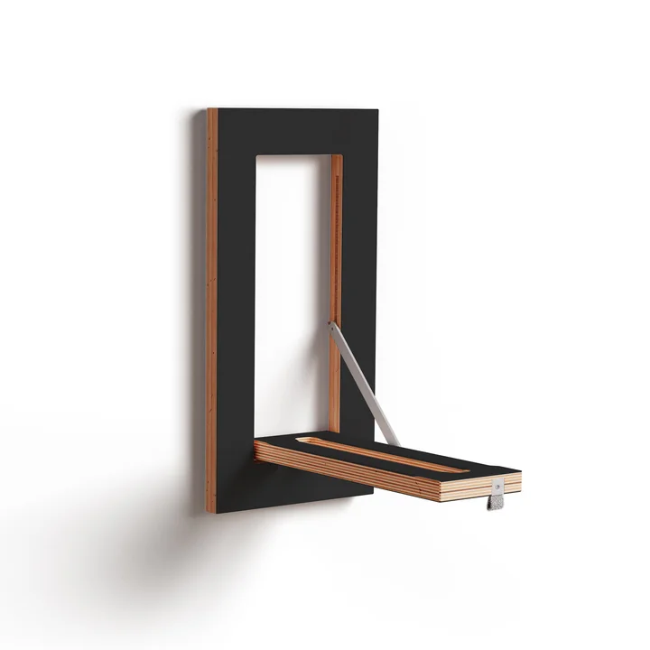 Fläpps Clothes rail 20 x 40 cm, black from Ambivalenz