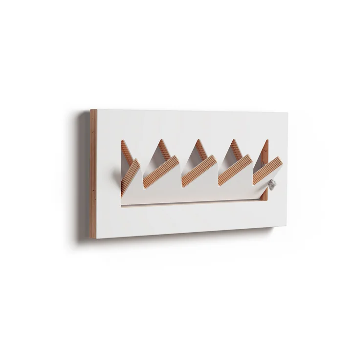 Fläpps coat rack Crownhäng 40 x 20 cm, white from Ambivalenz