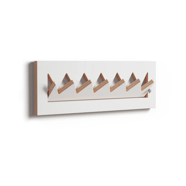 Fläpps coat rack Crownhäng 60 x 20 cm, white from Ambivalenz