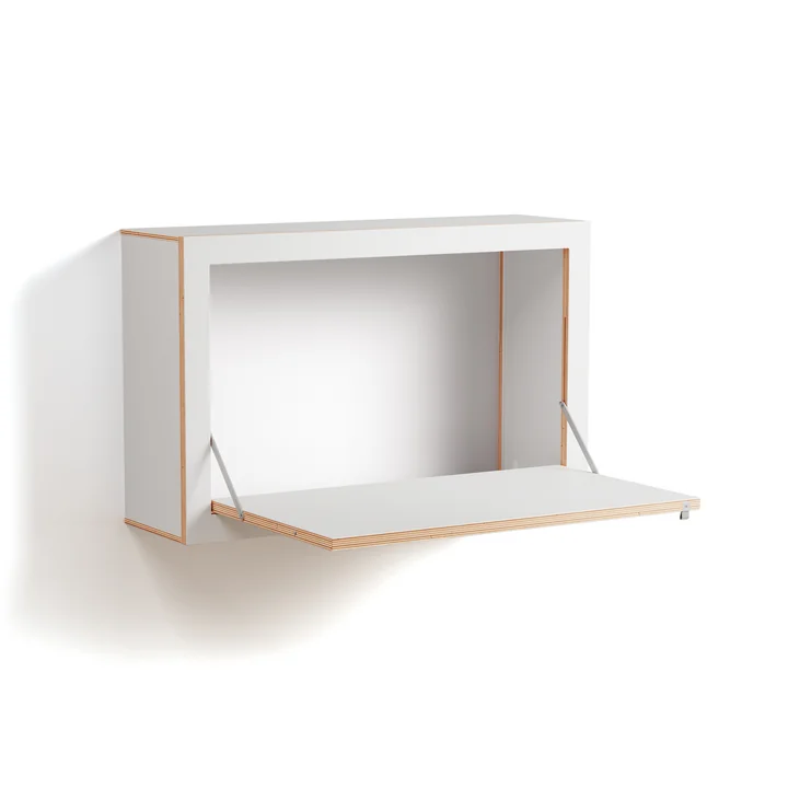 Ambivalenz - Fläpps Secretary 80 x 50 x 20 cm, white