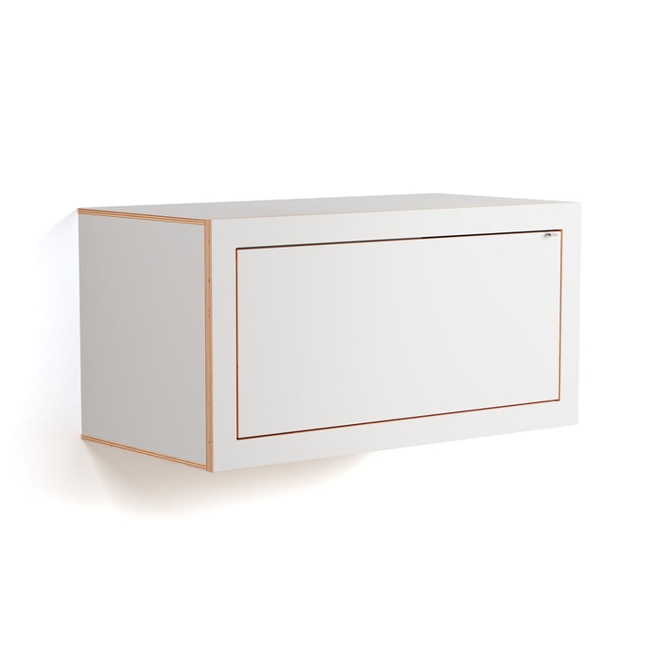 Ambivalenz - Fläpps Box sideboard 80 x 40 cm, white