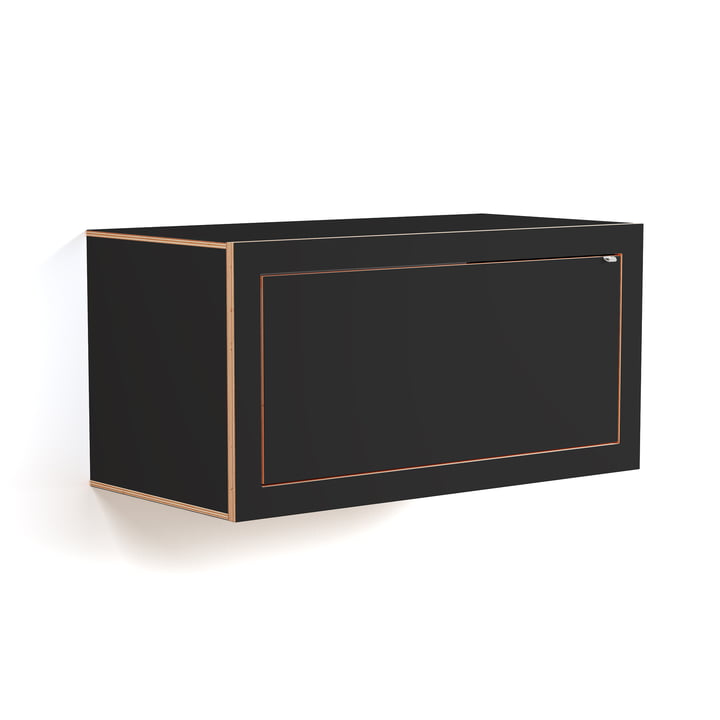 Ambivalenz - Fläpps Box sideboard 80 x 40 cm, black