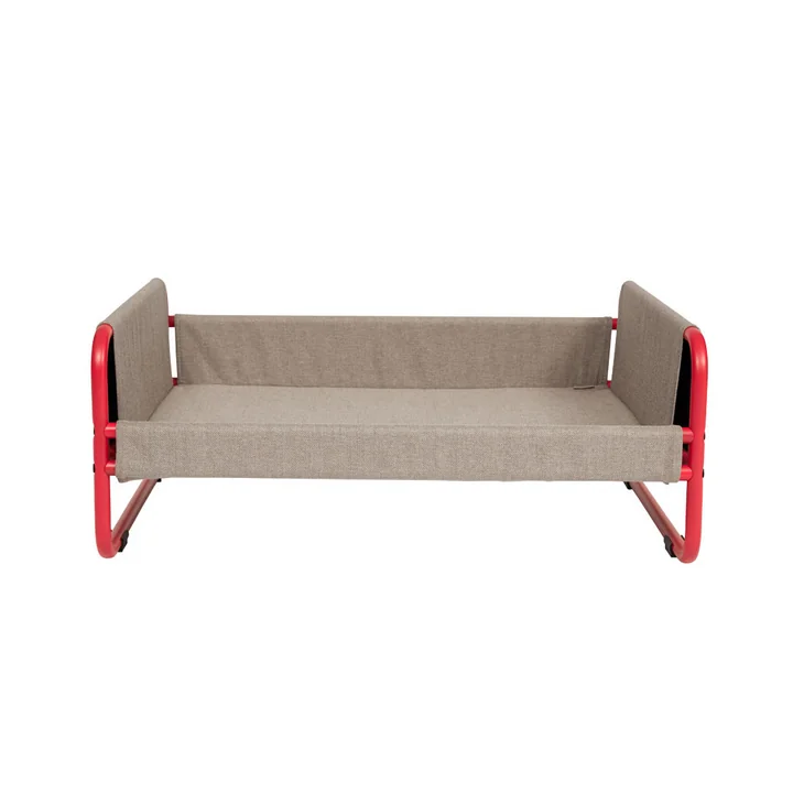 OYOY ZOO - Milo Dog bed, medium, red