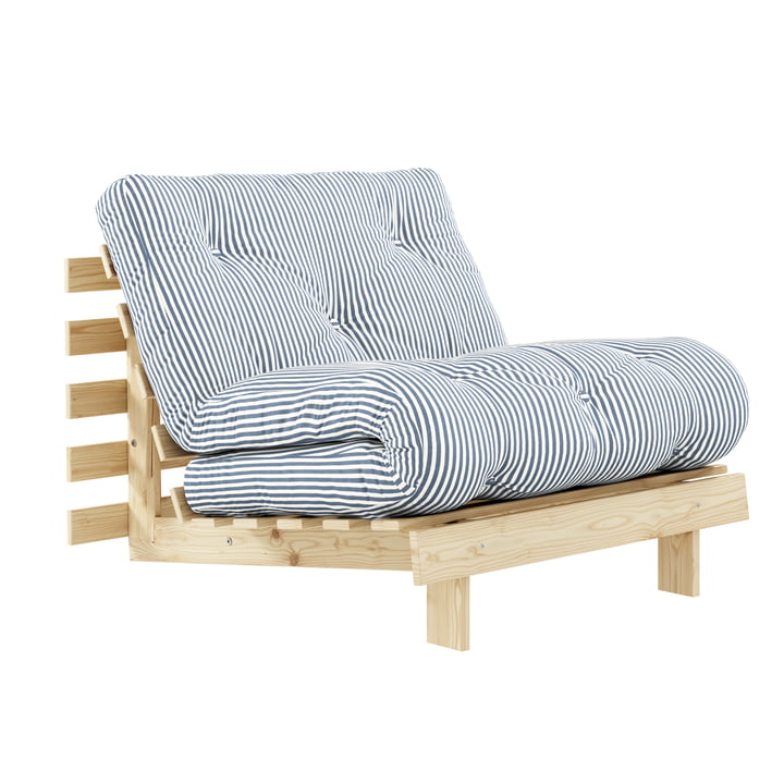 Karup Design - Roots Sleeping chair 90 cm, natural pine / beach blue
