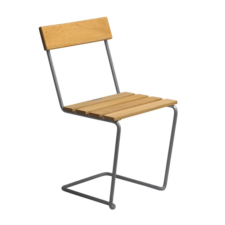 1 garden chair, oiled oak from Grythyttan