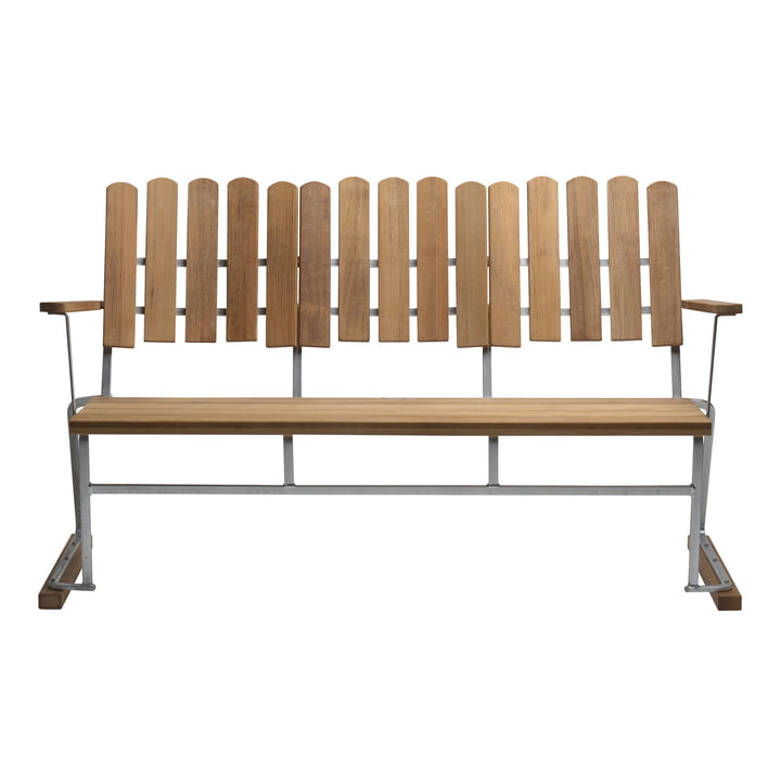 6 Garden bench 140 x 85 cm, teak from Grythyttan