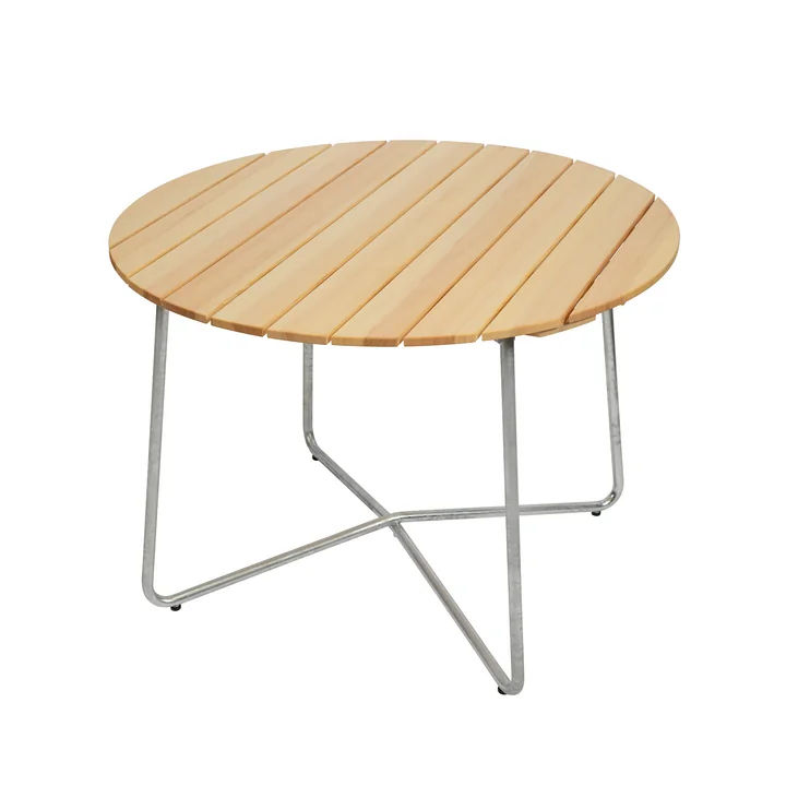 9A 100 Garden dining table Ø 100 cm, oiled pine from Grythyttan