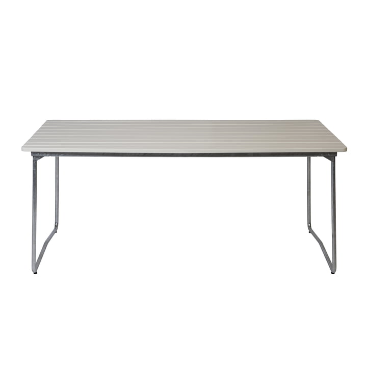 B31 170 Folding garden table 170 x 92 cm, white lacquered oak by Grythyttan