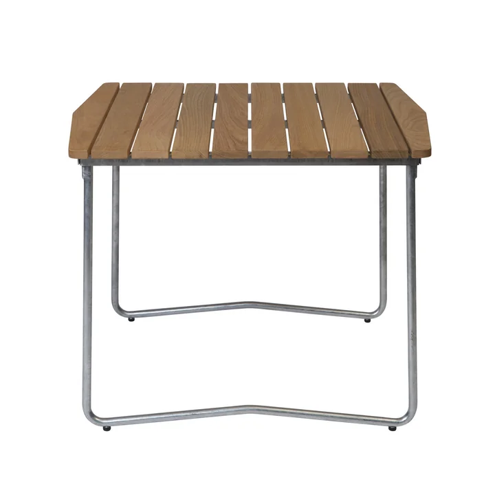 B31 84 Folding garden table 92 x 84 cm, oiled oak by Grythyttan