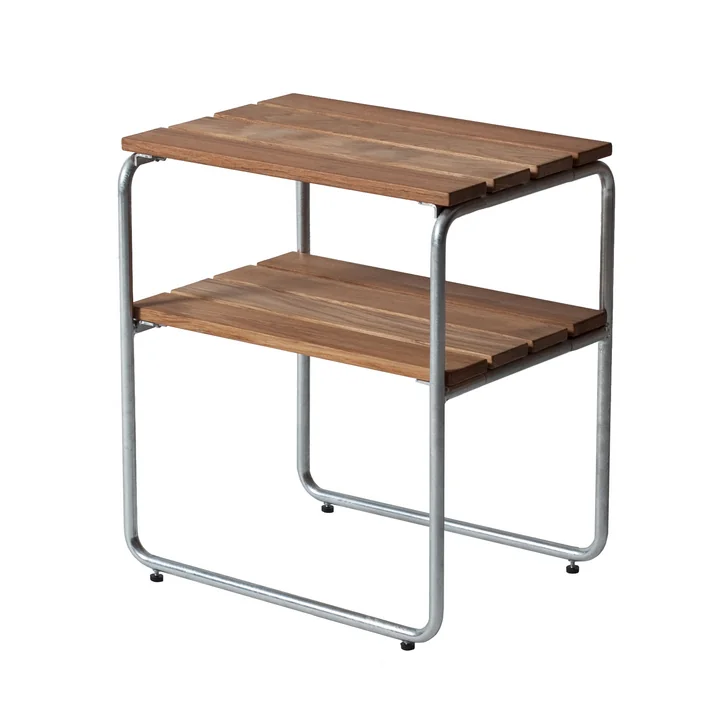 L45 garden side table, teak by Grythyttan