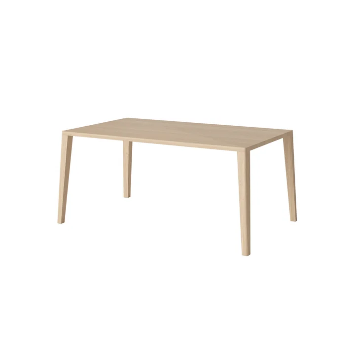 Bolia - Graceful Dining table, 160 x 95 cm, white pigmented oiled oak