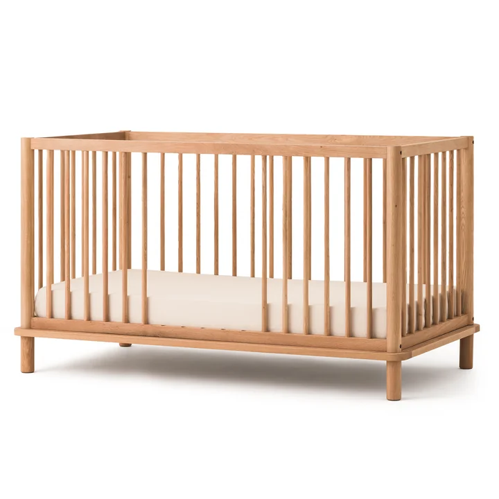 Nobodinoz - Latitude Evolutive baby crib, 70 x 140 cm, natural oak