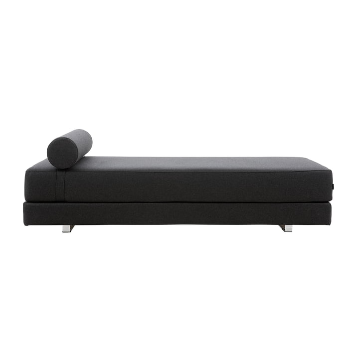Lubi Sofa bed with cold foam mattress, anthracite (felt 610), incl. bolster from Softline