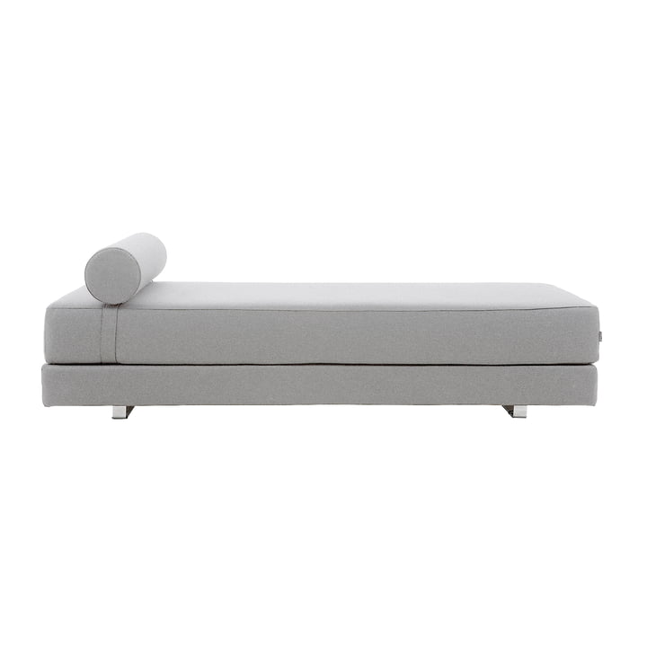 Lubi Sofa bed with cold foam mattress, gray (felt 620), incl. bolster from Softline