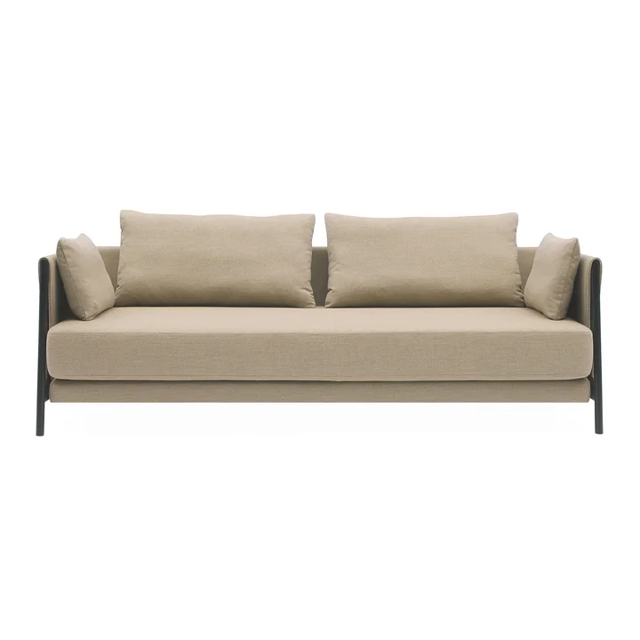 Madison Sofa bed, black / Vision sand (446) from Softline