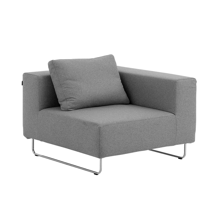 Ohio Sofa corner elements, light gray (felt 620) from Softline
