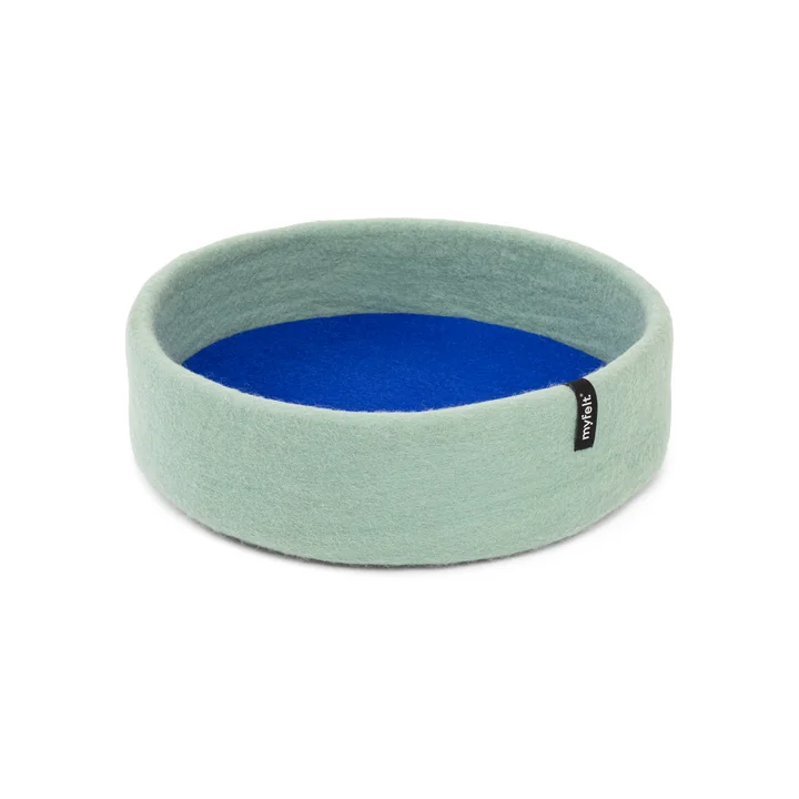 Fine Dog basket, inlay royal blue from myfelt