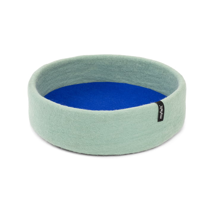 Fine Cat basket, inlay royal blue from myfelt