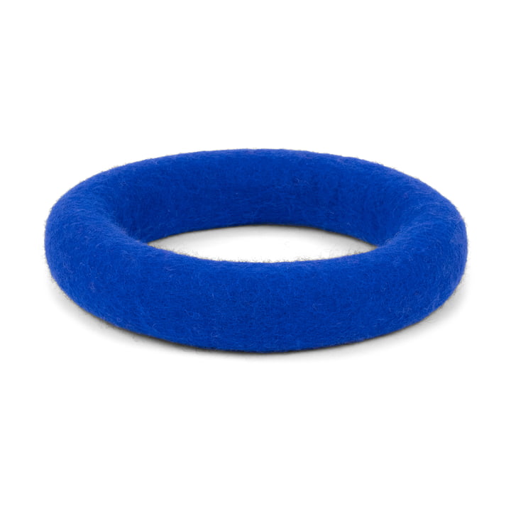 Isa Dog toy, ring, royal blue from myfelt