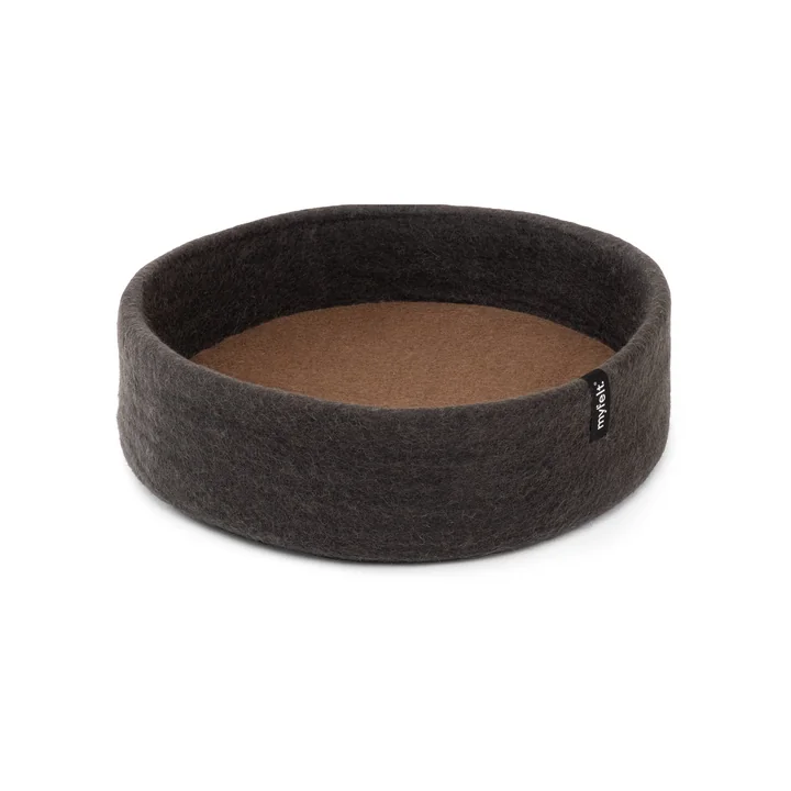 Kuno Dog basket, inlay brown from myfelt