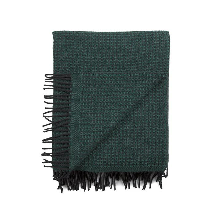 Røros Tweed - Vega Wool Blanket 210 x 150 cm, green