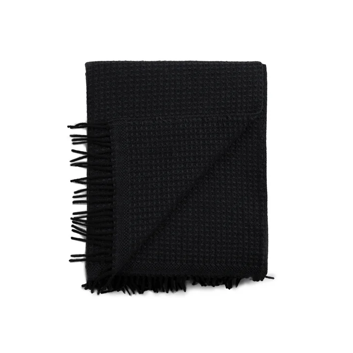 Røros Tweed - Vega plaid 150x210 Black