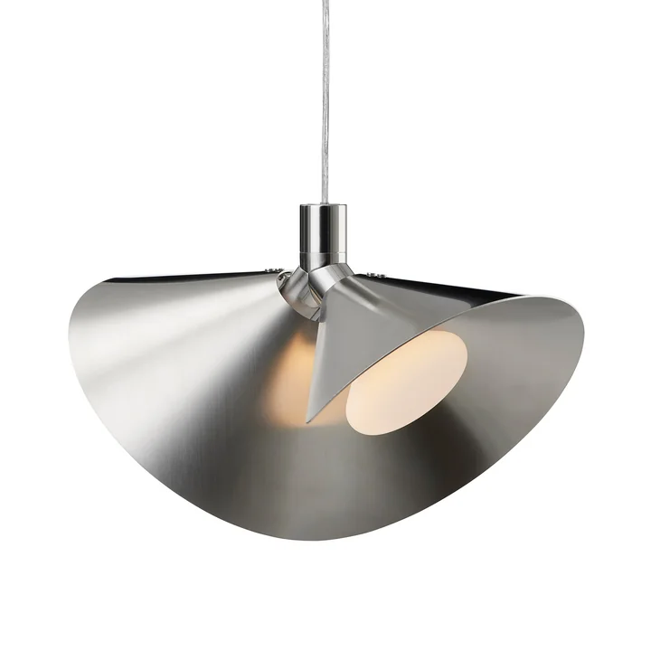 Peel Pendant light, steel from Frandsen
