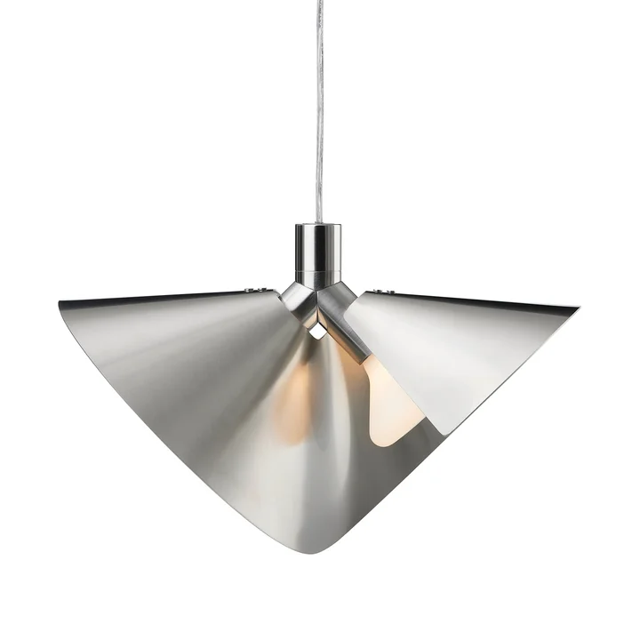 Peel Pendant light, steel from Frandsen