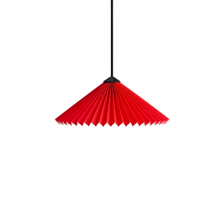 Matin Pendant light Ø 30 cm, bright red by HAY