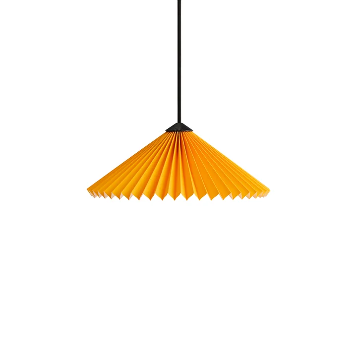 Matin Pendant light Ø 30 cm, yellow by HAY