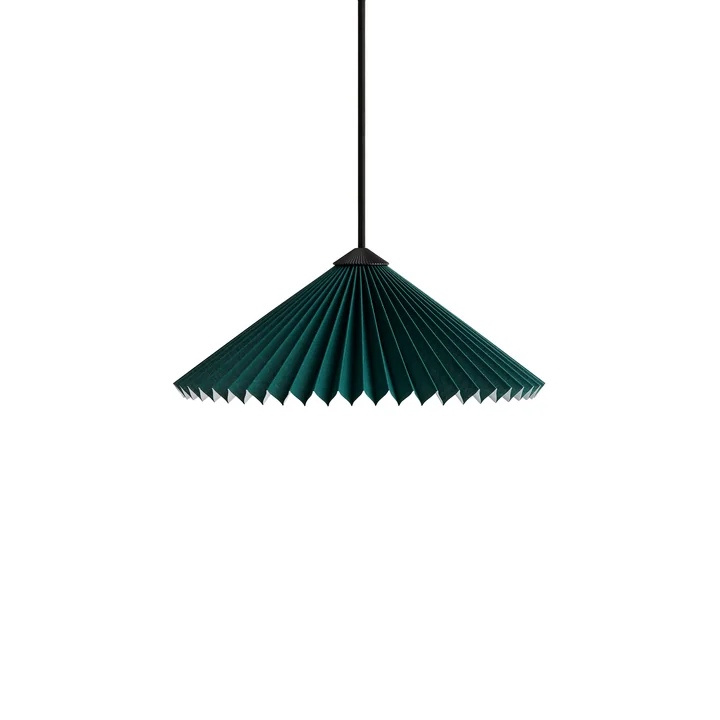 Matin Pendant light Ø 30 cm, green by HAY