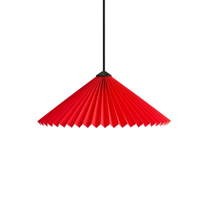 Matin Pendant light Ø 38 cm, bright red by HAY