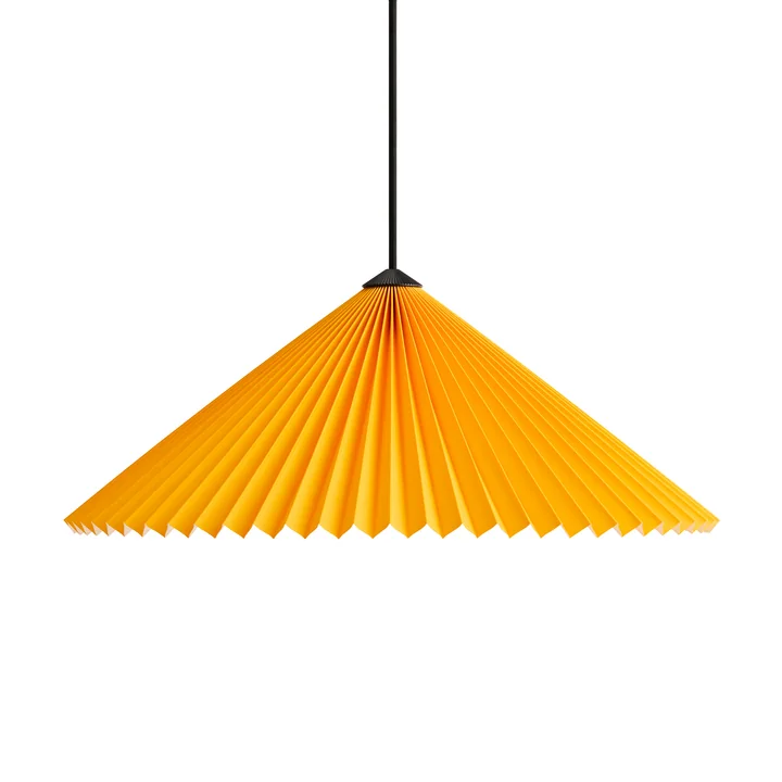 Matin Pendant light Ø 50 cm, yellow by HAY
