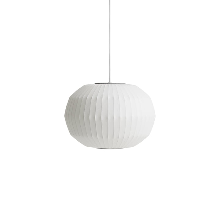 Nelson Angled Sphere Bubble Pendant light S, off-white from Hay